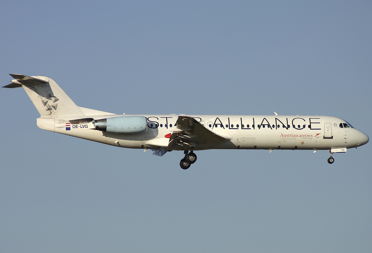 Fokker 100, Austrian arrows (Tyrolean Airways)